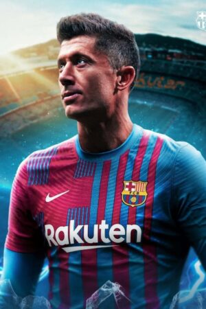 LEWANDOWSKI FC BARCELONA - Obraz PREMIUM HIT !!!