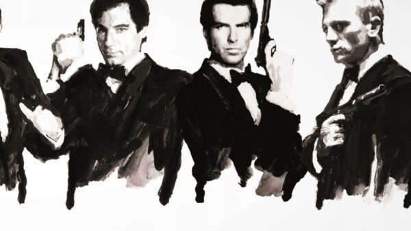 JAMES BOND 50-lecie - Exclusive PREMIUM 120x60 cm - obrazek 3