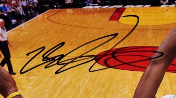 LeBron JAMES - NBA - DeLuxe PREMIUM !! Autograf !! - obrazek 2