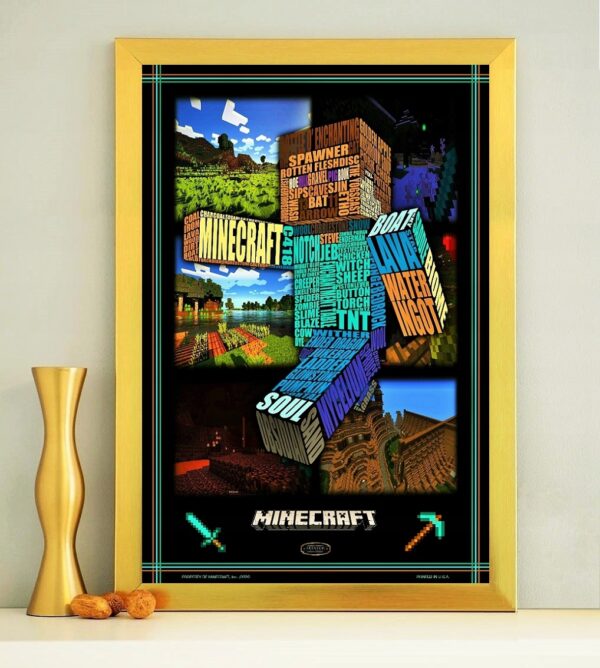 MINECRAFT (2020) - Plakat PREMIUM !! 60x90cm HIT ! - obrazek 2