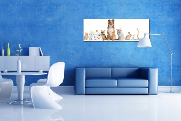 ZWIERZAKI - Panorama PREMIUM 120x40 cm Płótno #1 - obrazek 4
