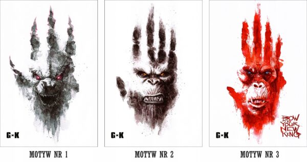 GODZILLA X KONG (2024) Kolekcjonerskie Postery Exclusive ART PREMIUM różne
