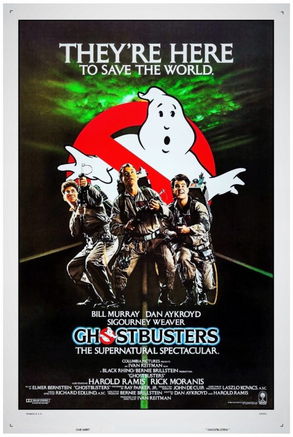 GHOSTBUSTERS (1984) Wydanie Pierwsze !!! 60x90cm