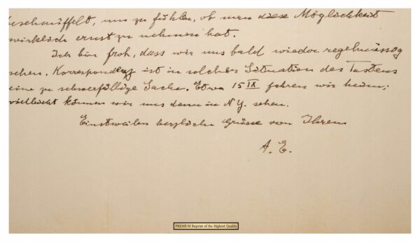 ALBERT EINSTEIN (1944) Exclusive Vintage PREMIUM - obrazek 3