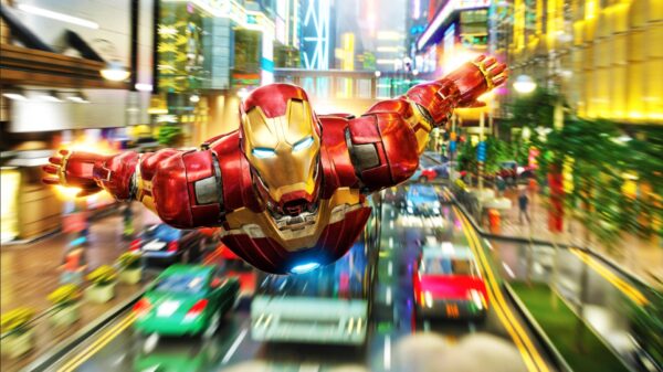 IRON MAN 3D - FOTOTAPETA UHD 4K PREMIUM 180x100cm