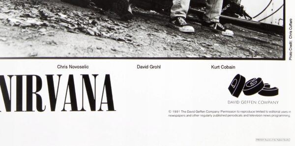 NIRVANA (1991) FOTO/POSTER Exclusive PREMIUM - AUTOGRAFY !!! - obrazek 3
