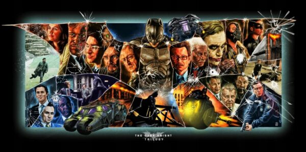 BATMAN Trylogia - Obraz Exclusive PREMIUM XL !!!