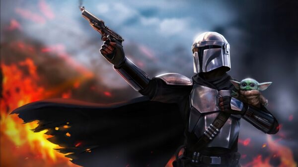 MANDALORIAN /2023 Mata Podłogowa Exclusive PREMIUM