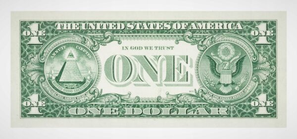 APOLLO 11 / Rewers DOLAR Obraz UNIQUE PREMIUM XL