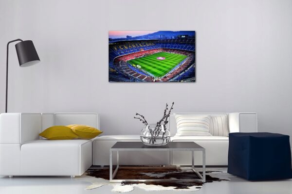 FC BARCELONA CAMP NOU - Panorama Obraz PREMIUM! XL - obrazek 2