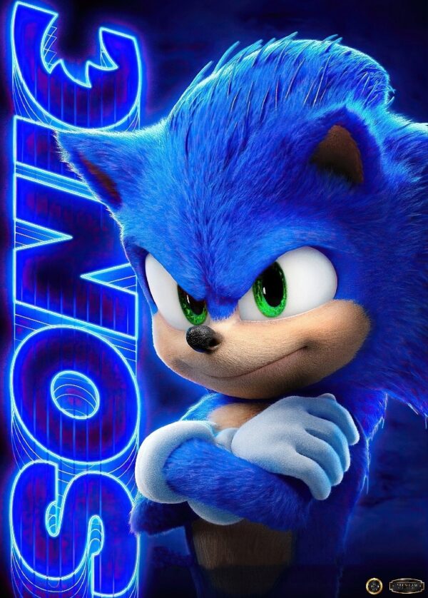SONIC (2020) 50x70cm Limitowana Edycja PREMIUM !!!