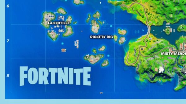 FORTNITE chapter 2 season 3 - MAPA 90x90cm UHD 4K! - obrazek 2