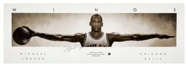 Michael Jordan (1989) MEGA Obraz NIKE WINGS nr 1 !