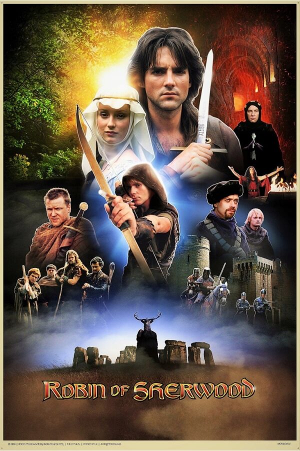 ROBIN HOOD (1984) Robin z Sherwood - UNIKAT !!! 40x60cm