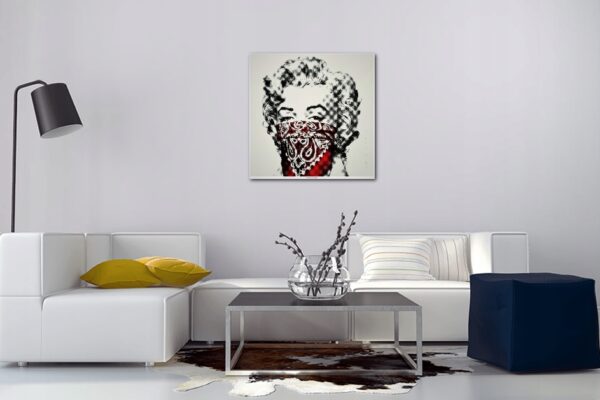 Mr. Brainwash (2020) Stay Safe - M. Monroe - XL #7 - obrazek 3