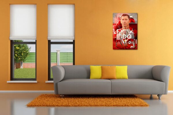 ROBERT LEWANDOWSKI - POLSKA - Obraz ART PREMIUM !! - obrazek 3