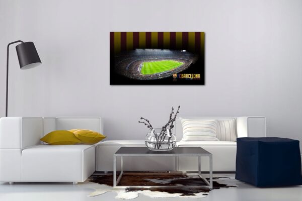 CAMP NOU FC BARCELONA - Panorama Obraz PREMIUM! XL - obrazek 2