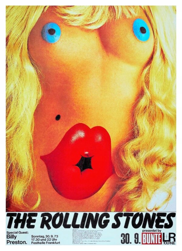 THE ROLLING STONES (1973) Exclusive Vintage 50x70