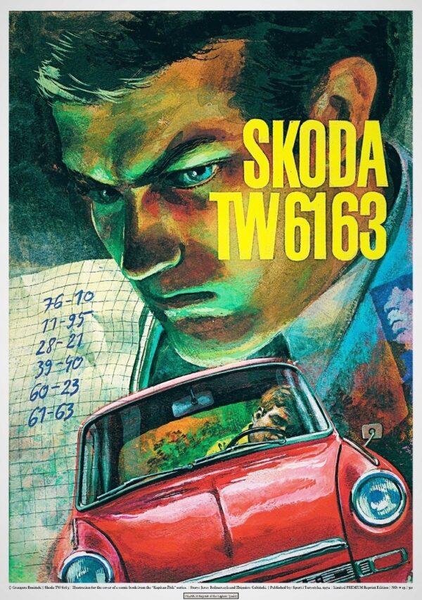 KAPITAN ŻBIK /1974 Grafika Exclusive PREMIUM 35x50