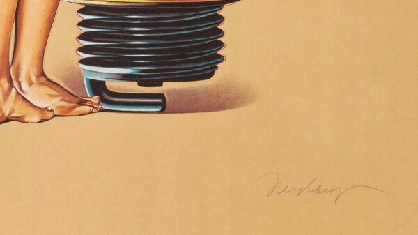 AC MOTOR (1972) Litografia AKT - UNIKAT !! 60x90cm - obrazek 4