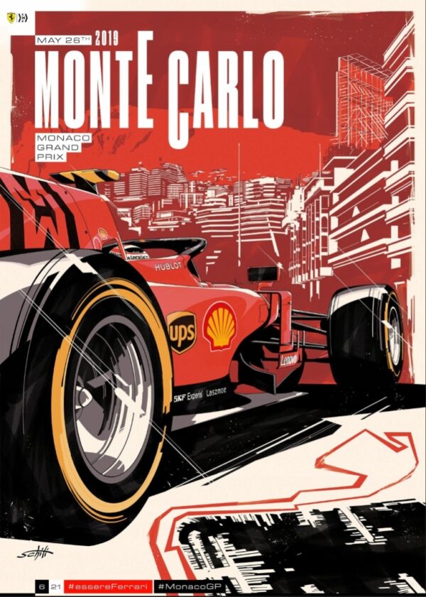 F1 GRAND PRIX (2019) Unikaty Art PREMIUM 50x70cm - obrazek 2