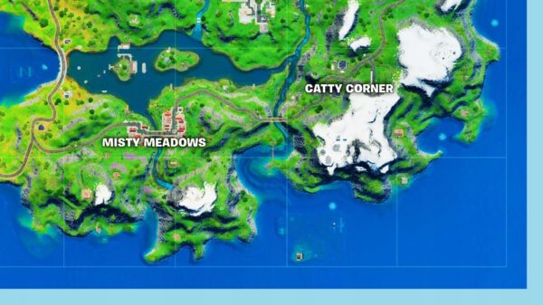 FORTNITE chapter 2 season 3 - MAPA 90x90cm UHD 4K! - obrazek 3