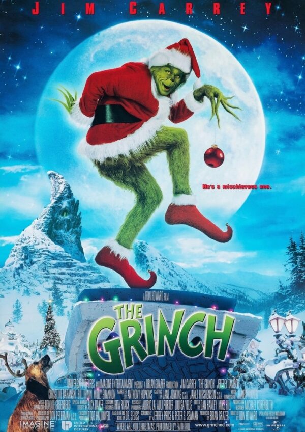 GRINCH: ŚWIĄT NIE BĘDZIE (2000) Wydanie INTERNATIONAL - PREMIUM 50 x 70 cm