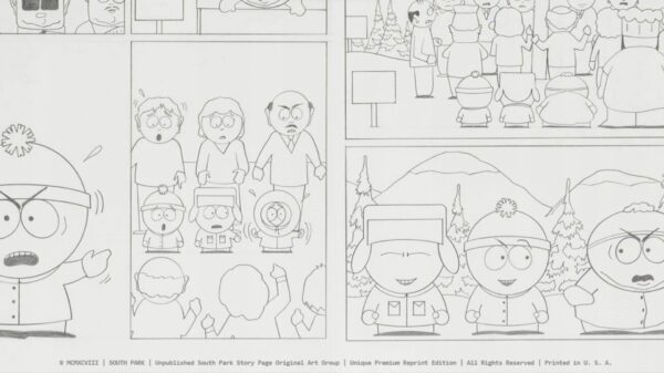 SOUTH PARK (1998) Kolekcjonerski Poster UNIQUE ART PREMIUM - Rarytas - obrazek 3