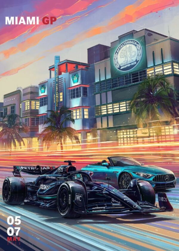 F1 GRAND PRIX (2023) Unikaty Art PREMIUM 50x70cm - obrazek 4