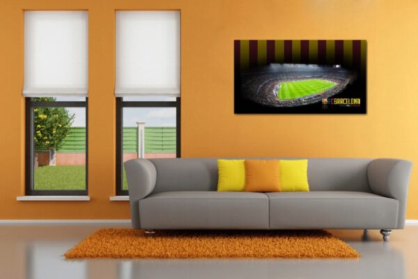 CAMP NOU FC BARCELONA - Panorama Obraz PREMIUM! XL - obrazek 3
