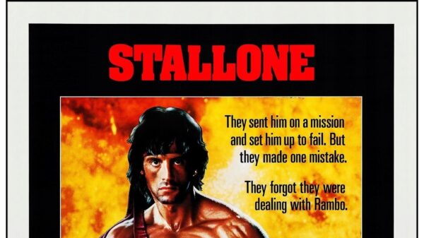 RAMBO 2 (1985) Sylvester Stallone -PREMIUM 60x90cm - obrazek 2