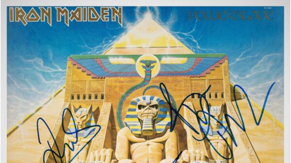 IRON MAIDEN (1984) UNIKAT PREMIUM - Autografy ! - obrazek 2