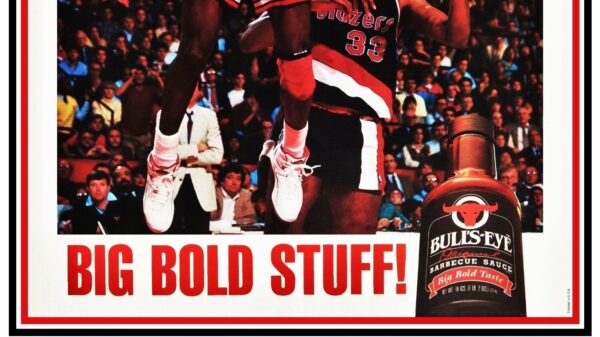 Michael Jordan NBA '80 Plakat reklamowy + AUTOGRAF - obrazek 4