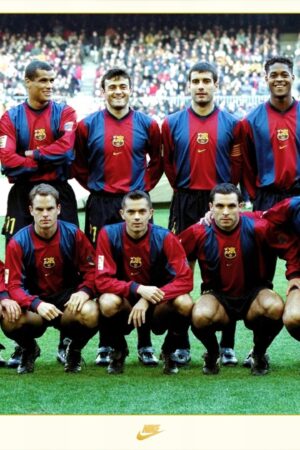 FC BARCELONA (1998) Nike BARCA DREAM TEAM Exclusive PREMIUM - UNIKAT 70x50