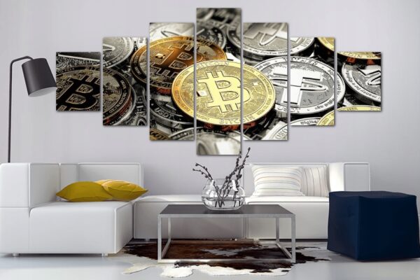 BITCOIN CRYPTO - OLBRZYMI Tryptyk PREMIUM x7 !!!