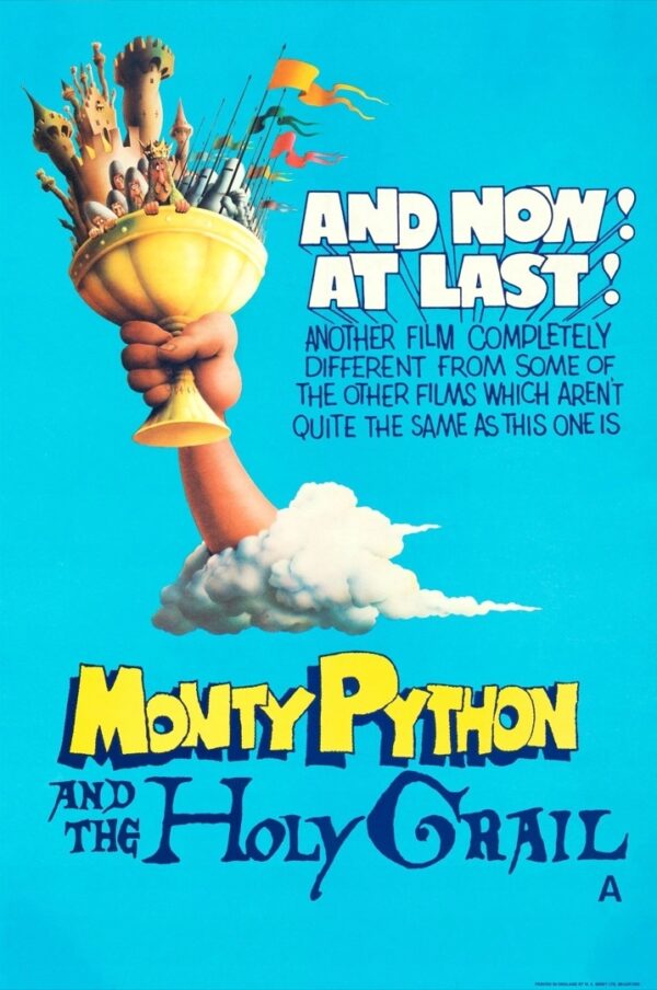 MONTY PYTHON I ŚWIĘTY GRAAL (1975) Plakat Exclusive PREMIUM XL - Wydanie 1