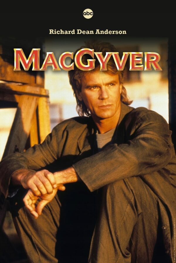 MACGYVER (1985) Richard Dean Anderson - UNIKAT PREMIUM !!! 40x60cm