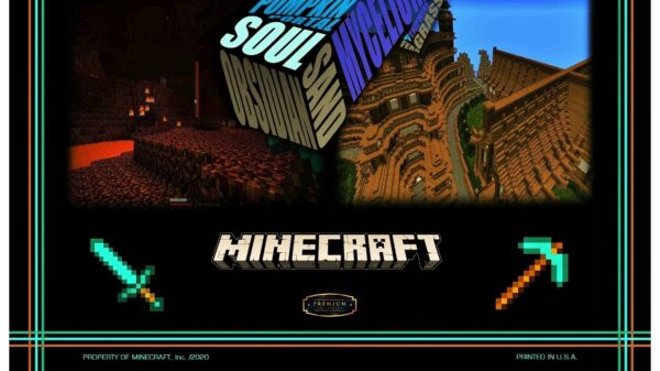 MINECRAFT (2020) - Plakat PREMIUM !! 60x90cm HIT ! - obrazek 5