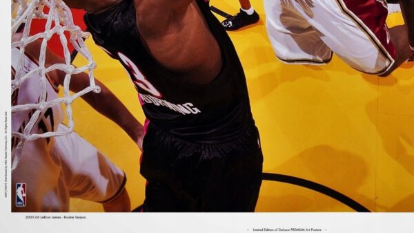 LeBron JAMES - NBA - DeLuxe PREMIUM !! Autograf !! - obrazek 4