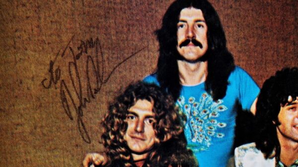 LED ZEPPELIN (1973) John Bonham - Autograf ! - obrazek 2