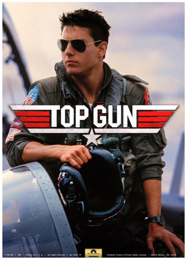 TOP GUN (1986) Edycje Limitowane PREMIUM ! 50x70cm - obrazek 3