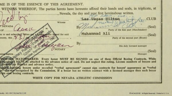 Muhammad Ali (1978) UNIQUE - Podpisany Kontrakt !! - obrazek 4