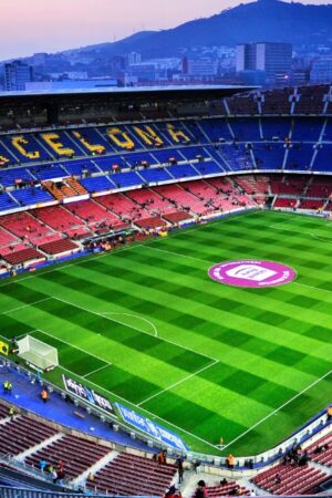 FC BARCELONA CAMP NOU - Panorama Obraz PREMIUM! XL