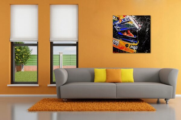 AYRTON SENNA F1 - Obraz XL Edycja PREMIUM UNIKAT ! - obrazek 3