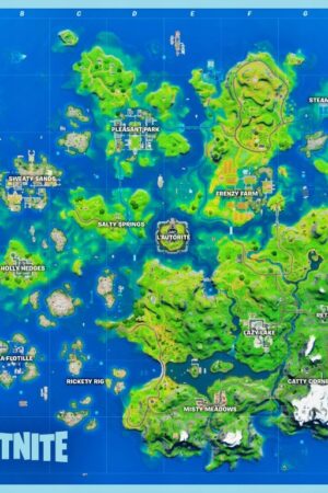 FORTNITE chapter 2 season 3 - MAPA 90x90cm UHD 4K!