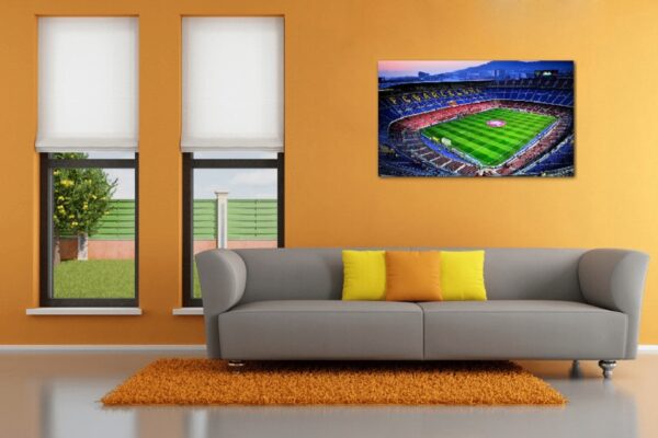 FC BARCELONA CAMP NOU - Panorama Obraz PREMIUM! XL - obrazek 3