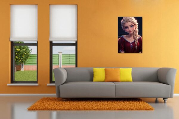 ELSA - KRAINA LODU - FROZEN - OBRAZ Exclusive ART PREMIUM Ultra HD 4K - obrazek 3