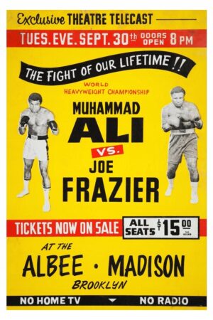 Ali vs Frazier (1971) MEGA UNIKAT Vintage PREMIUM!
