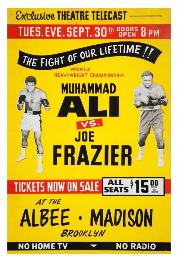 Ali vs Frazier (1971) MEGA UNIKAT Vintage PREMIUM!