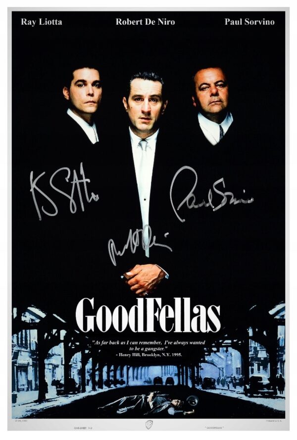 GOODFELLAS (1990) UNIKAT Exclusive XL - Autografy
